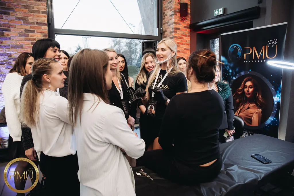 Training session at Zolotova Permanent Makeup Center